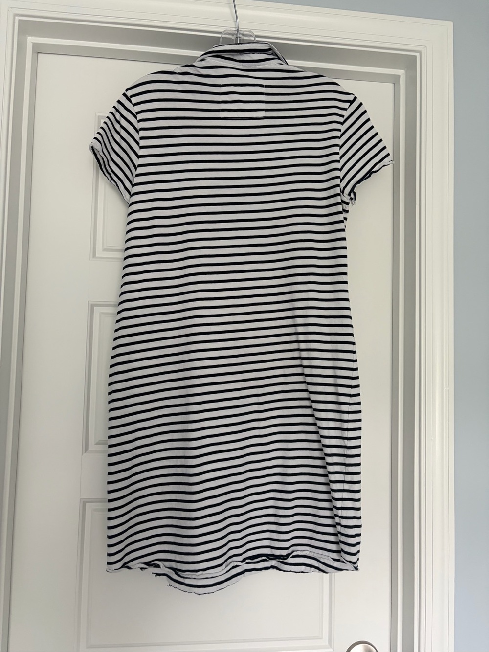 Frank & Eileen Blue and White Striped Polo Dress - Picture 5 of 5